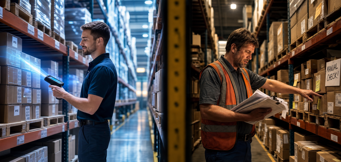 RFID asset tracking vs Manual asset tracking